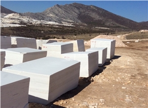 Bianco Sivec Marble Blocks