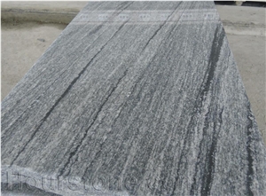 Chinese Nero Santiago Granite Stone Slabs & Tiles, Shandong G302 Landscaping Vein Granite, Polished, Honed, Antique, Brushed, Flamed+Brusehd, Chiselled, Floor and Wall Covering, Counter Tops Etc.