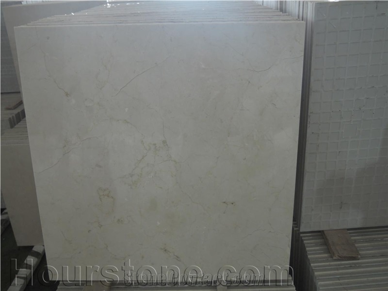 Crema Marfil Composite Tiles, Spain Beige Marble with Ceramic Tiles