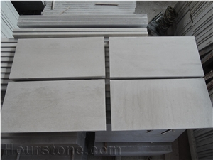 Grey Travertine Slabs & Tiles, Brushed Wall Covering, China Grey Travertine
