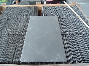 China Black Slate Roofing Coating Slate, Black Slate Roof Tiles