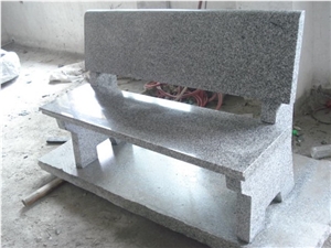 G603 Grey Granite Table and Bench