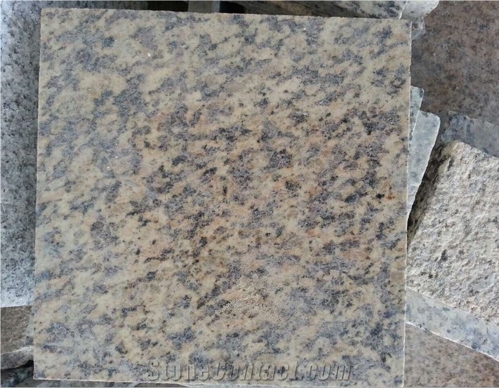 Tiger Skin Rusty Yellow Granite Slabs & Tiles, China Yellow Granite