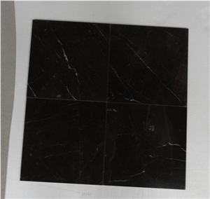 China Dark Brown Marble Tiles & Slabs