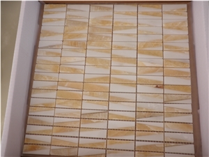 Honey Onyx Mosaic- Beautiful 3d Designcheap Price, Honey Mosaic Yellow Onyx Mosaic