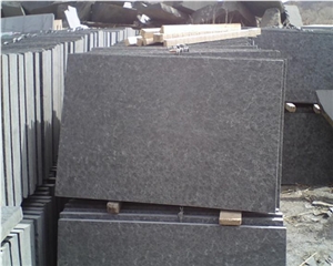Hot Chinese Mongolia Black Granite Slabs & Tiles, China Black Granite