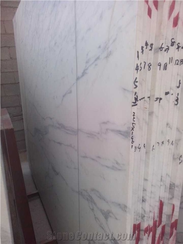 Popular and Hottest Polished White Arabescato Marble Slabs & Tiles