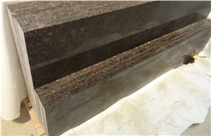 Popular Polished Tan Brown Granite Slabs & Tiles, India Brown Granite