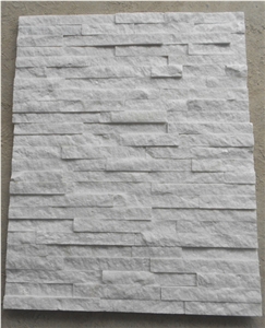 Popular White Quartzite Culture Stone Stack Stone For Wall Cladding, Decoration