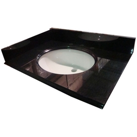 Shanxi Black Granite Bathroom Countertops, Bathroom Vanity Tops