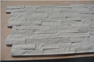 Stacked 3d Culture Marble Wall Cladding Culture Stone, Grey Marble Wall Cladding