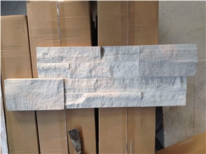 Stacked 3d Culture Marble Wall Cladding Culture Stone, Grey Marble Wall Cladding