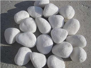 Top Quality White Pebbles, River Stone in High Polished Finish