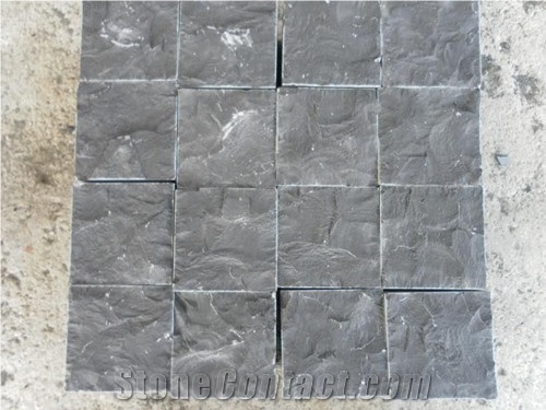 Zhangpu Black Basalt Cube Stone & Pavers, Walkway Pavers