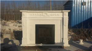 Marble Carving Fireplace Mantel Cheap For Big Lots Hand Carving