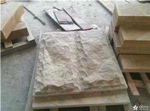White Sandstone Mushroom Stone Wall Cladding Cheap Prices
