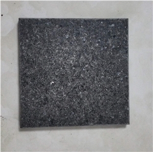 Yixian Black Granie G693 Absolutely Black Granite Cheap Flamed Brushed Black Granite Slabs Tiles, China Black Granite