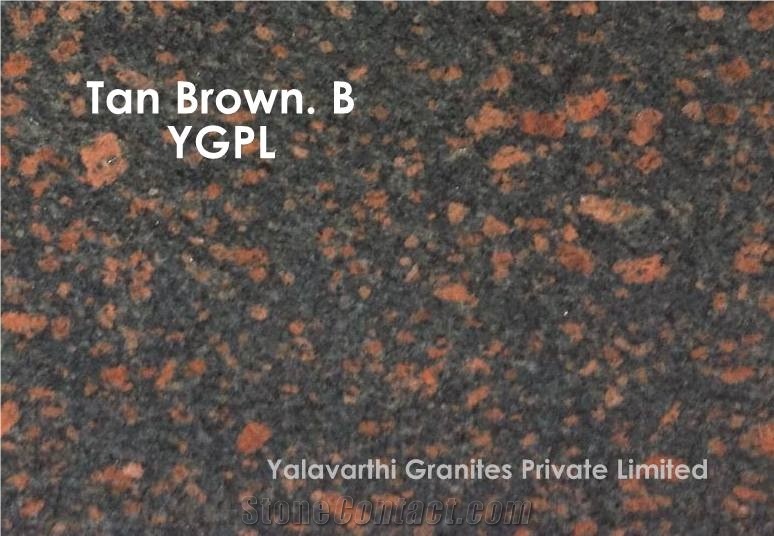 Tan Brown Granite Tiles & Slabs, Brown Granite India Tiles & Slabs