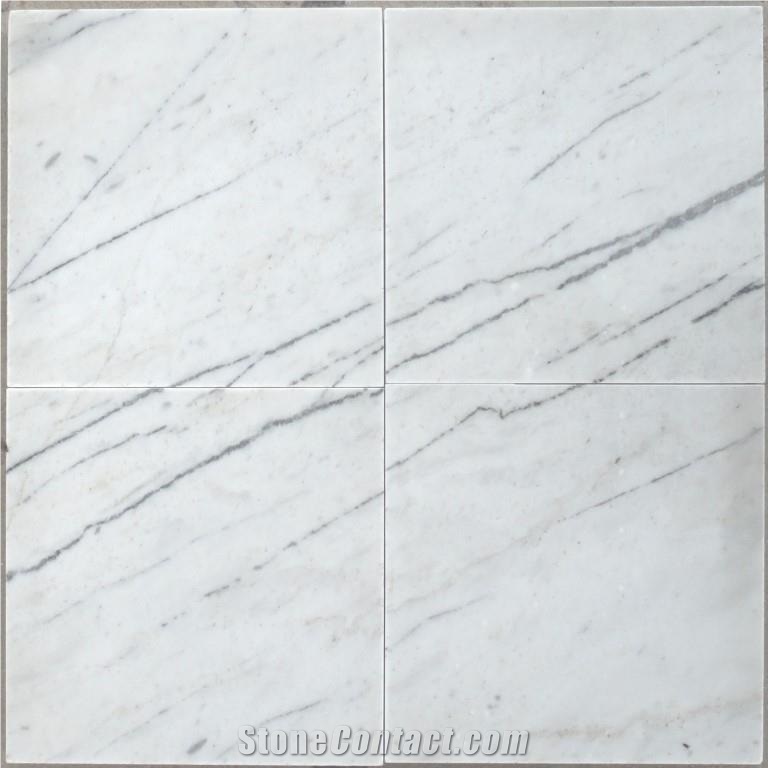 Bianco White Marble Tiles & Slabs,  white polished marble flooring tiles, walling tiles 