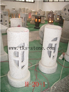 Beige Granite Lanterns,Lantern Sculptures,Lamps Caving,Garden Lanterns&Lamps,Japanese Lanterns,Exterior Lamps