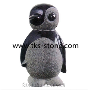 China Black Granite the Penguins Sculptures & Statues,Black Granite Penguins Animal Sculptures,Penguins Caving,Garden Statues,Western Sculptures