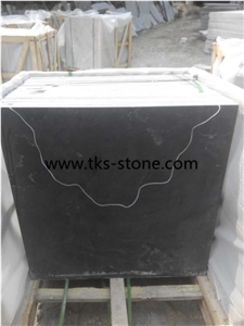 China Blue Limestone Honed Slabs,Tiles for Pattern Floor Covering-Own Factory