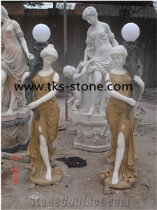 China Multicolor Granite Woman Sculptures & Statues,Human Caving,Granite Human Statues,Religious Sculptures,Handcarved Sculptures