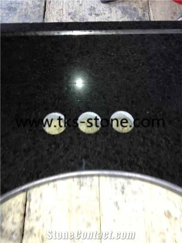 China Pearl Black G684 Bathroom Countertops/Custom Vanity Tops/Bathroom Vanity Tops