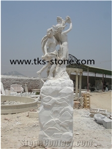 China White Granite Napoleon Sculptures,Warrior Statues,Knight Statue,White Granite Warrior Sculpture & Statue,Human Sculptures,Human Caving