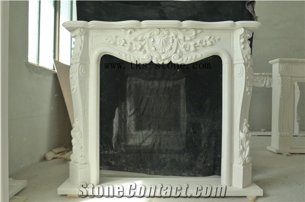 European Style Fireplace Mantel