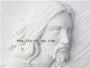 Figure Head Marble Reliefs Carving/Engraving,Human Head Relieve Engraving,Handmade People Head Carving