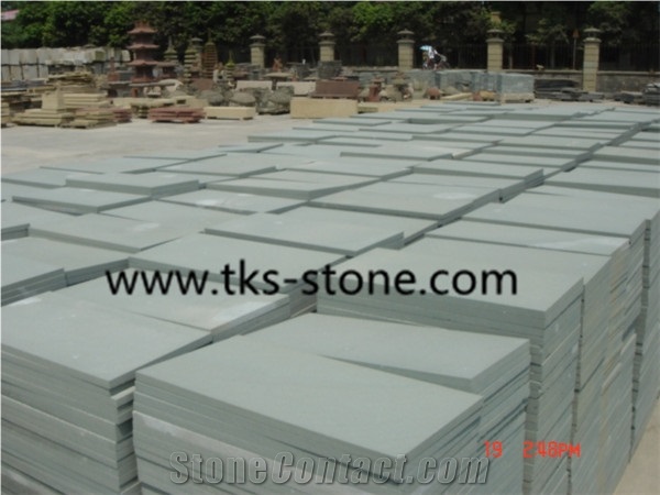 Green Sandstone Tiles/Cut to Size,Polished Green Sandstone Floor Tiles,Green Sandstone Bush Hammered Tiles, Wall Tiles, Green China Sandstone Slabs & Tiles