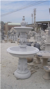 Grey Granite Baby Angel Sculptured Fountains