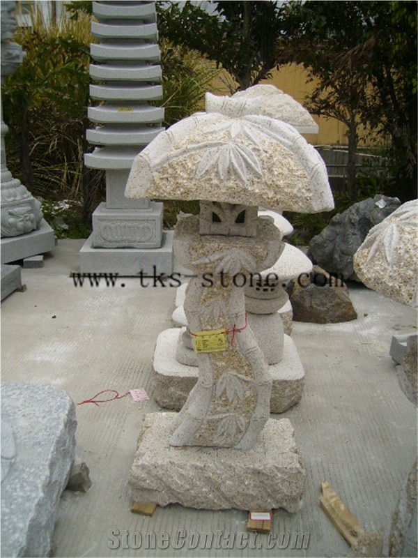 Grey Granite Garden Lanterns,Garden Lamps,Lantern Sculptures,Lamp Caving,Japanese Lanterns