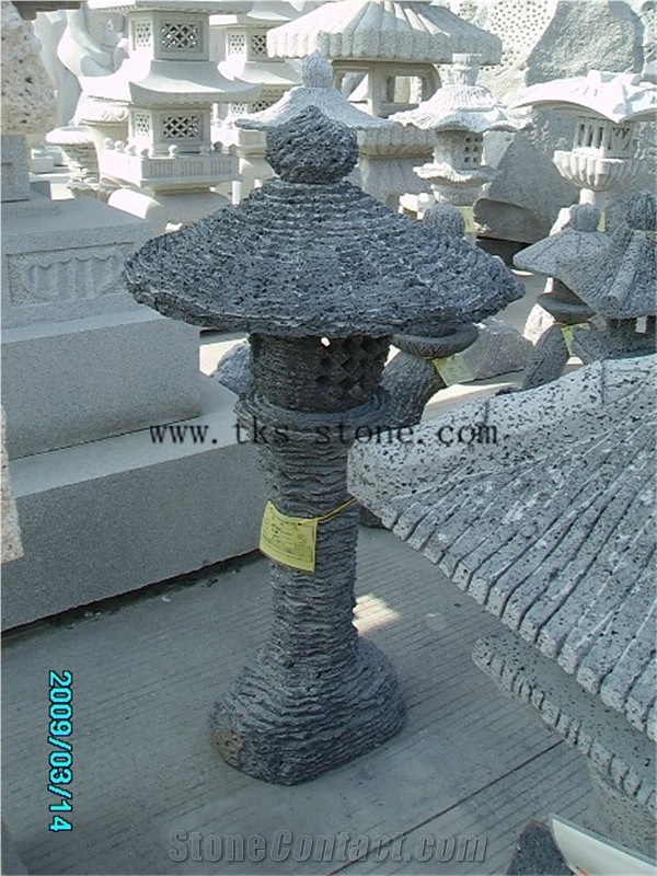 Grey Granite Garden Lanterns&Lamps,Lantern Sculptures,Lamps Caving,Japanese Lanterns,Exterior Lamps