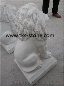 Grey Granite Lion Sculpture&Statue,Lion Animal Sculpture,Lions Caving,Lion Garden Statue,Western Statues