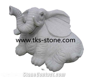 Stone Elephant Sculptures&Statues,Grey Granite Elephant Animal Sculptures,Elephant Caving,Garden Sculptures,Western Statues