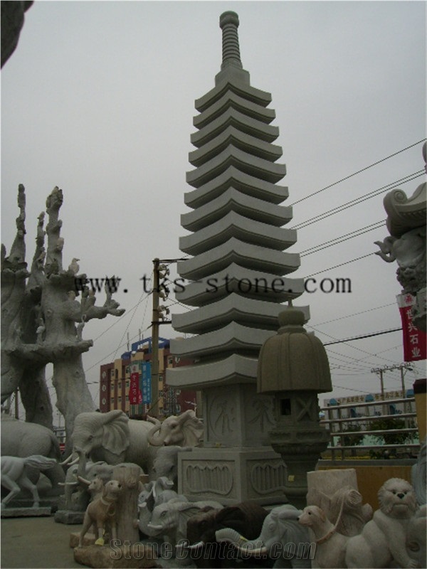 Stone Grey Granite Garden Lanterns&Lamps,Lantern Sculptures,Lamps Caving,Japanese Lanterns,Exterior Lamps
