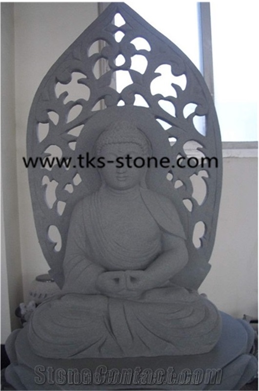 Stone Grey Granite Religious Sculptures&Statues,Buddhism Sculpture & Statue,Gods Sculptures,Human Caving,Human Statues