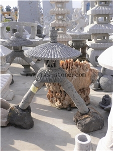 Stone Lanterns Caving,Lantern Sculptures,Lamps,Grey Granite Garden Lanterns&Lamps,Japanese Lanterns,Exterior Lamps