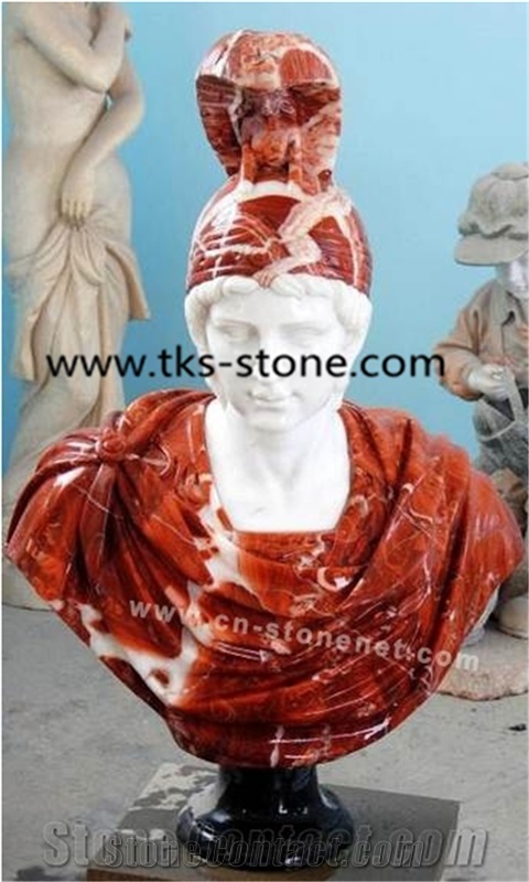 Stone White Granite Human Sculptures,Head Statues,Human Caving,Western Sculptures