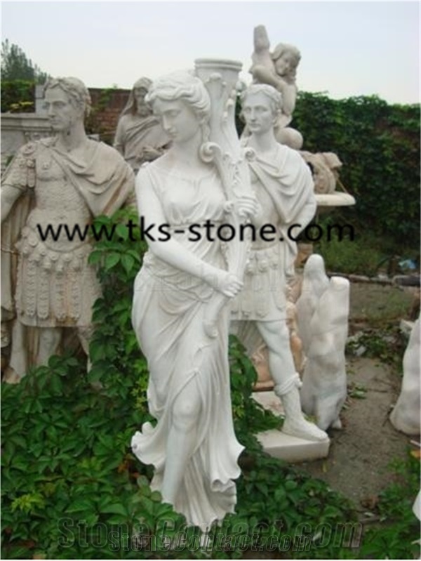 Stone White Granite Human Sculptures&Statues,Human Caving,Religious Sculptures,Western Statues