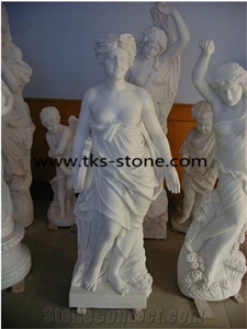 The Four Season Women Sculptures&Statues,Yellow Granite Human Sculptures&Statues,Religious Sculptures&Statues,Women Caving,Western Statues