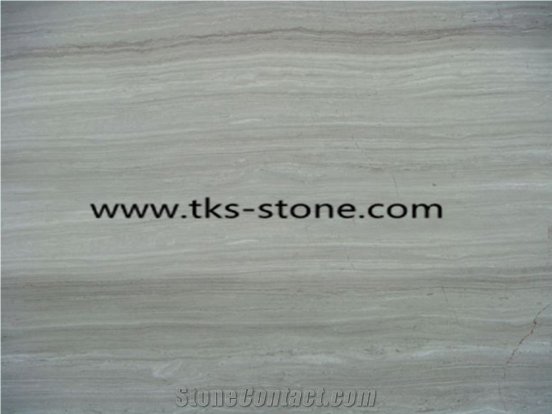 White Wooden Marble Slabs & Tiles, Chinese White Wood Vein Marble Slabs & Tile, White Wood Grainy Marble