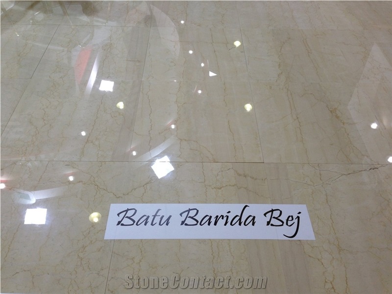 Barida Beige Marble Polished Slabs, Tiles