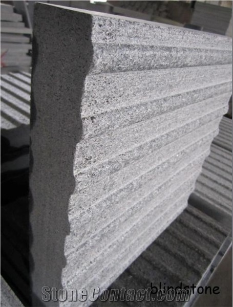 G603 China Grey Granite Paver Blind-Stone Tactile Bianco Sesame Exterior Landscaping Pavers Stone