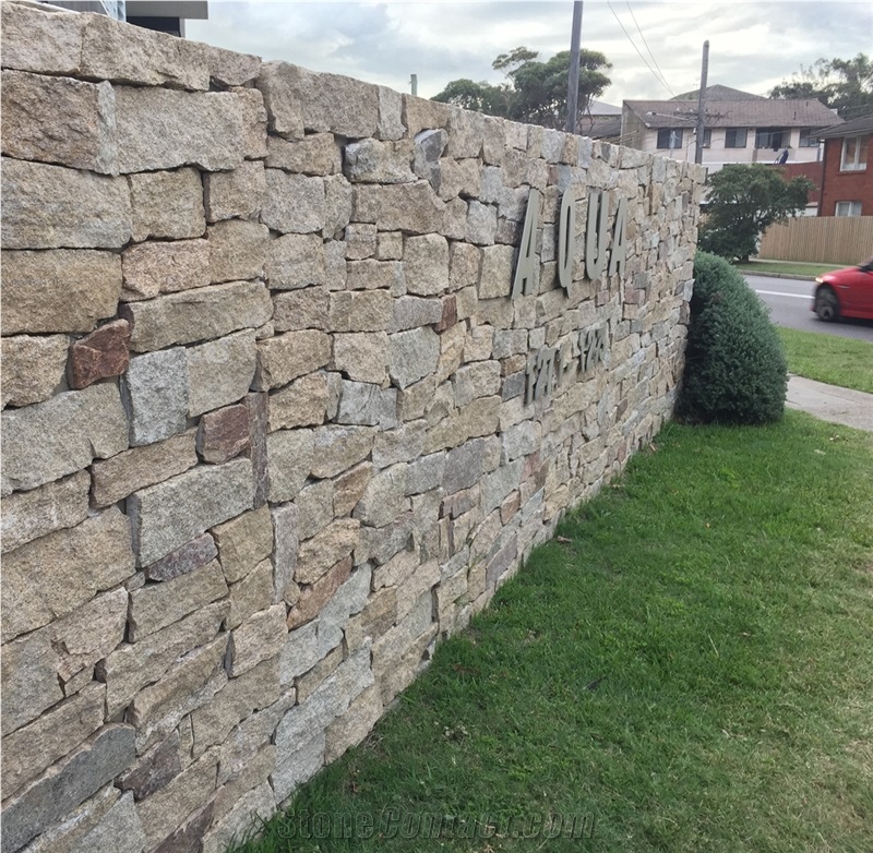 Dusky Granite Loose Wall Cladding, Brown Granite Granite Tiles & Slabs