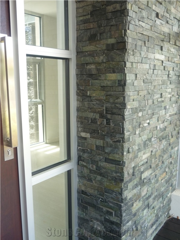 Ocean Green Stacked Stone Cultured Stone