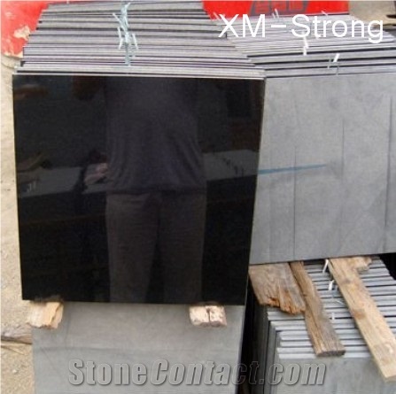 Nature Hebei Black Granite Slabs & Tiles, Hot Sale China Black Granite Slabs for Floor Covering,Cheapest China Black Granite Slabs