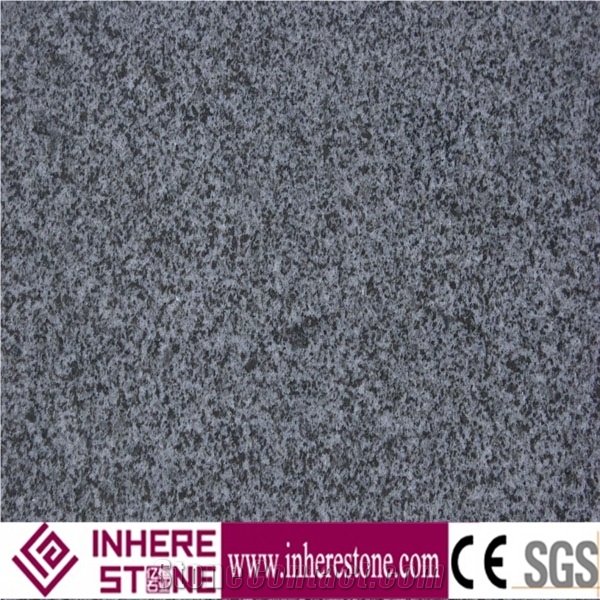 Cheap Wholesale G654 Polished Granite Tiles, China Padang Black Sesame Black Granite Tile & Slab